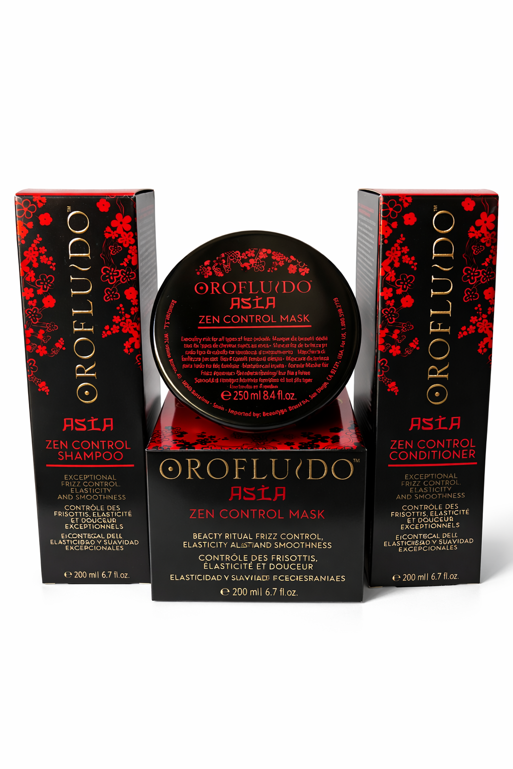 Revlon Orofluido SET Asia Control shampoo 200ml Control Mask 200ml Control Conditioner 200ml